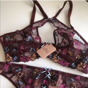 bluebelle high neck bra agent provocateur